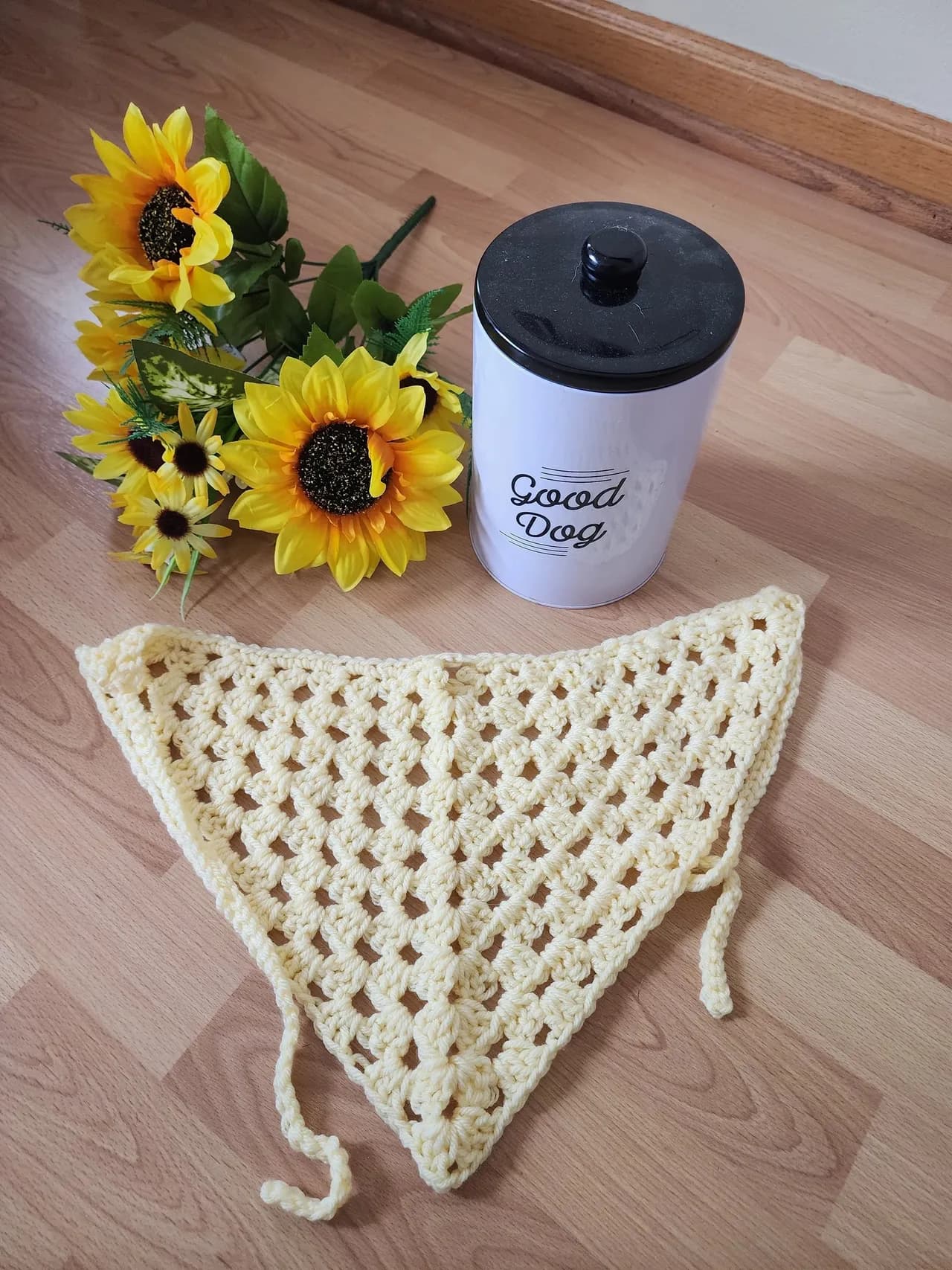 Handmade pet bandana